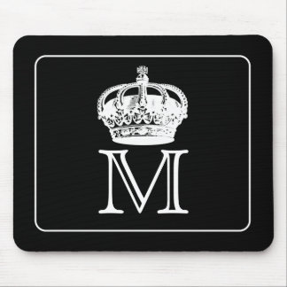 王冠のモノグラム マウスパッド