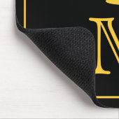 王冠のモノグラム マウスパッド (コーナー)