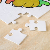 王冠のライオン ジグソーパズル (側面)