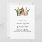 王冠の写真キンセアニェラ 招待状 (正面)