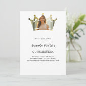 王冠の写真キンセアニェラ 招待状 (スタンド正面)