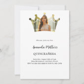 王冠の写真 キンセアニエラ 招待状 (正面)