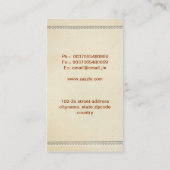 王冠の名刺 名刺 (裏面)