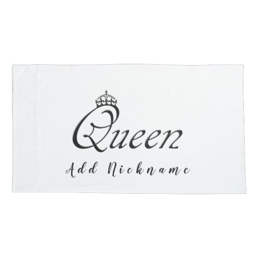 王冠の女王 枕カバー (裏面)