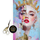 王冠の家具メイクオーバの切り離し 薄葉紙