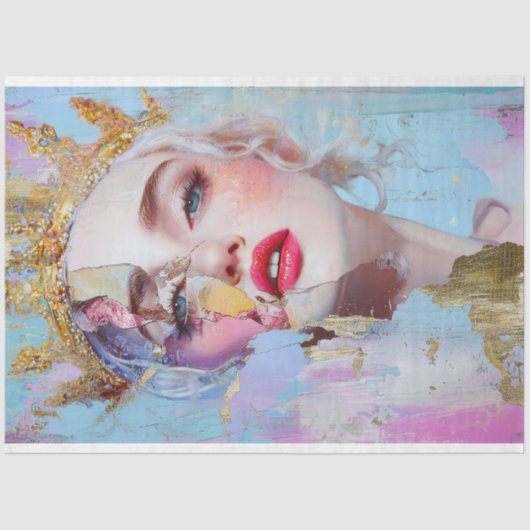 王冠の家具メイクオーバの切り離し 薄葉紙 (正面)