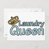 王冠の洗濯女王 ポストカード (正面/裏面)