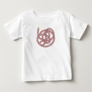 王冠の漫画の虫 ベビーTシャツ