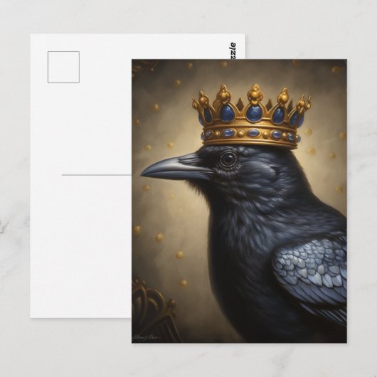 王冠の烏 ポストカード (正面/裏面)
