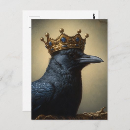 王冠の烏 ポストカード (正面/裏面)