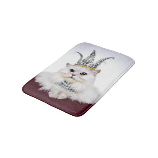 王冠の猫 バスマット (アングル)