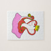 王冠の王としてのヘビ ジグソーパズル (横)