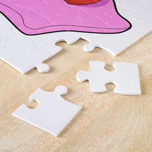 王冠の王としてのヘビ ジグソーパズル (側面)