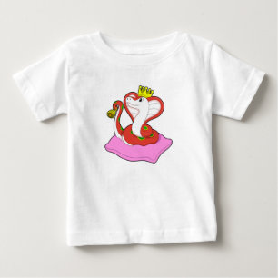 王冠の王としてのヘビ ベビーTシャツ