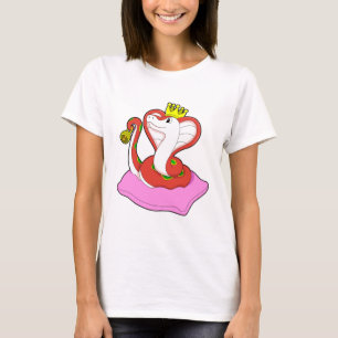 王冠の王としてのヘビ Tシャツ