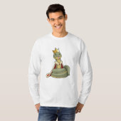 王冠の王としてのヘビ Tシャツ (正面フル)