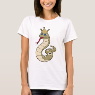 王冠の王としてのヘビ Tシャツ