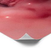 王冠の王妃はフライフランスのスとアルパカ ポスター (角)