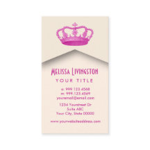 王冠の皇族のプリンセスまたは女王のテンプレートのV8のピンク
