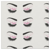 王冠の目で芸術を作り上げる長い目で女王を結ぶ ファブリック (クローズアップ)