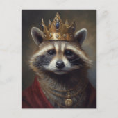 王冠の美しいおとぎ話 ポストカード (正面)