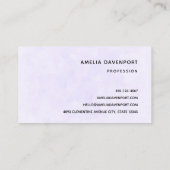 王冠の美しいエレガント竜 名刺 (裏面)