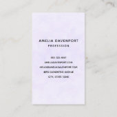 王冠の美しいエレガント竜 名刺 (裏面)