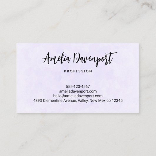 王冠の美しいエレガント竜 名刺 (裏面)