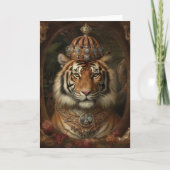 王冠の美しい虎のすべての行事 カード (正面)