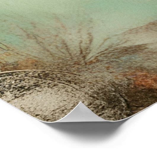 王冠の美しい鳥 ポスター (角)