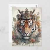 王冠の虎 ポストカード (正面/裏面)