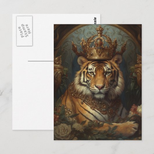 王冠の虎 ポストカード (正面/裏面)