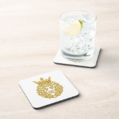 王冠の金獅子 コースター (右側)