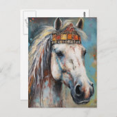 王冠の馬 ポストカード (正面/裏面)