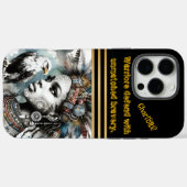 王冠の鷲を持つ羽毛の戦士 Case-Mate iPhoneケース (裏面 (横))