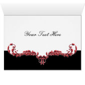 王冠の黒と赤のダマスク感謝していよ (内部横(下))