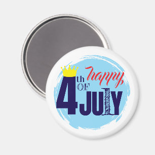 王冠の4th Of July マグネット