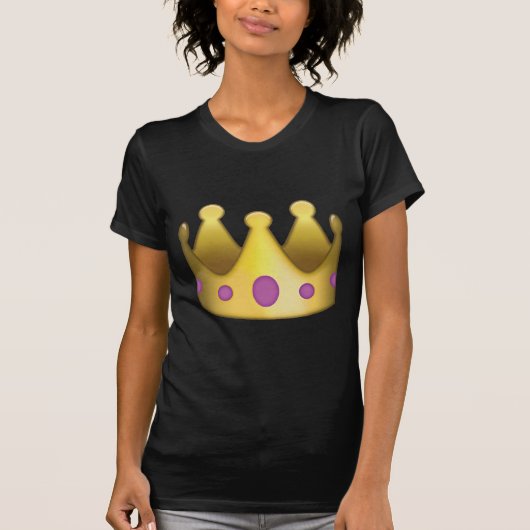 王冠のemoji tシャツ (正面)