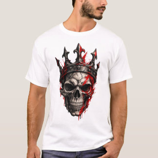 王冠をかぶったドクロ Tシャツ