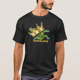 王冠をかぶったヤモリ - 箴言 Tシャツ