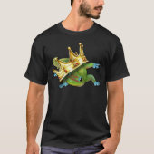 王冠をかぶったヤモリ Tシャツ (正面)