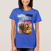 王冠を付ける Tシャツ (正面)