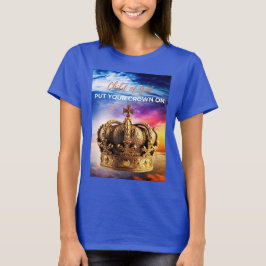 王冠を付ける Tシャツ