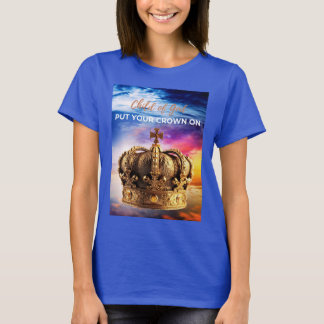 王冠を付ける Tシャツ