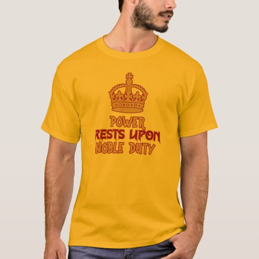 王冠を戴く王政 Tシャツ (正面)