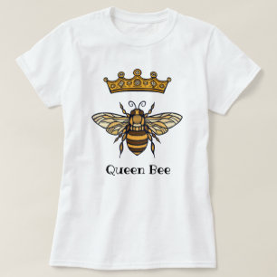 王冠を持つビー女王 Tシャツ