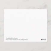 王冠を持つ紋章 ポストカード (裏面)