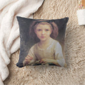 王冠を組む子どもたち、ブーゲロー クッション (ブランケット)