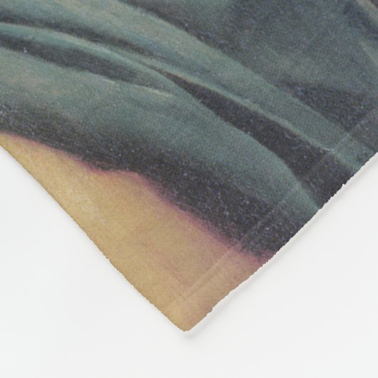 王冠を組む子どもたち、ブーゲロー フリースブランケット (角)