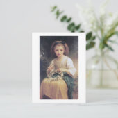 王冠を組む子どもたち、ブーゲロー ポストカード (スタンド正面)